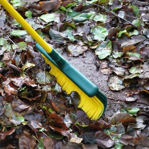 Déblaye et pousse les feuilles