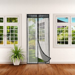 Moustiquaire magnétique pour porte, magnétique, anti-insectes, balcon,  protection