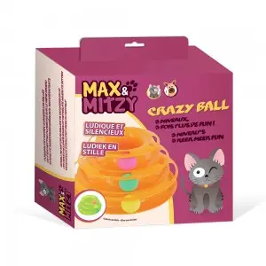 Crazy Ball pour chat de Max&Mitzy Crazy Ball pour chat de Max&Mitzy