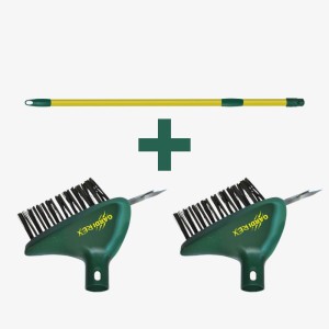 Promo brosse à joints de dallage Gardirex avec tête de rechange