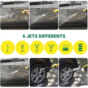 pistolet de nettoyage 6 jets