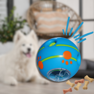 Balle à friandises sonore Wobble Wag Giggle® pour chien
