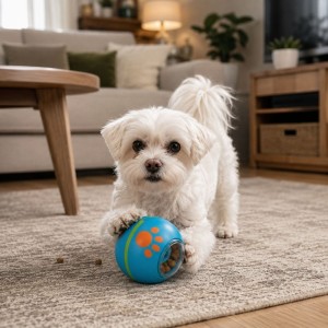 Balle sonore Wobble Wag Giggle® - Distributeur de friandises pour chien